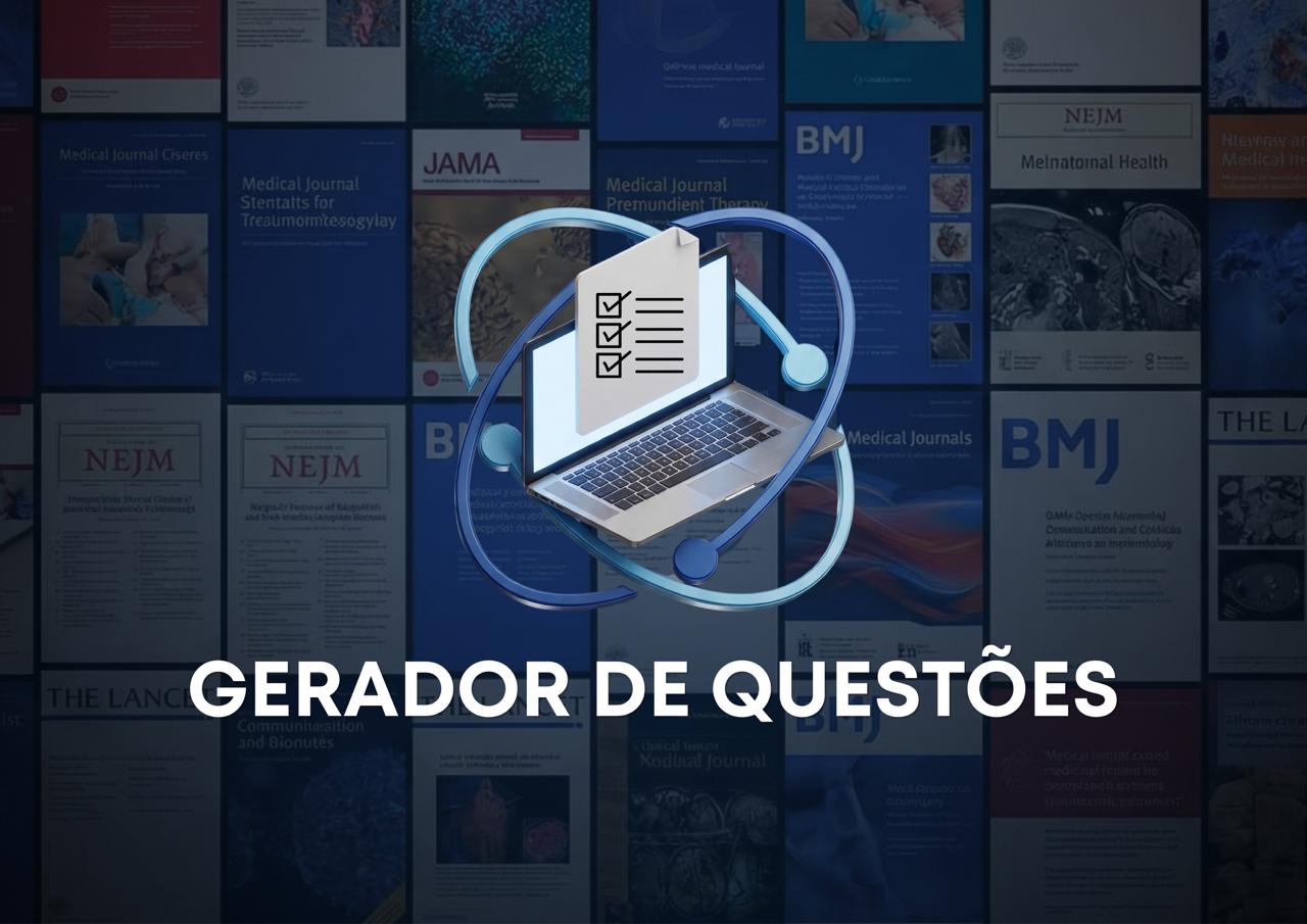 Interface do gerador de questões para criar questões personalizadas